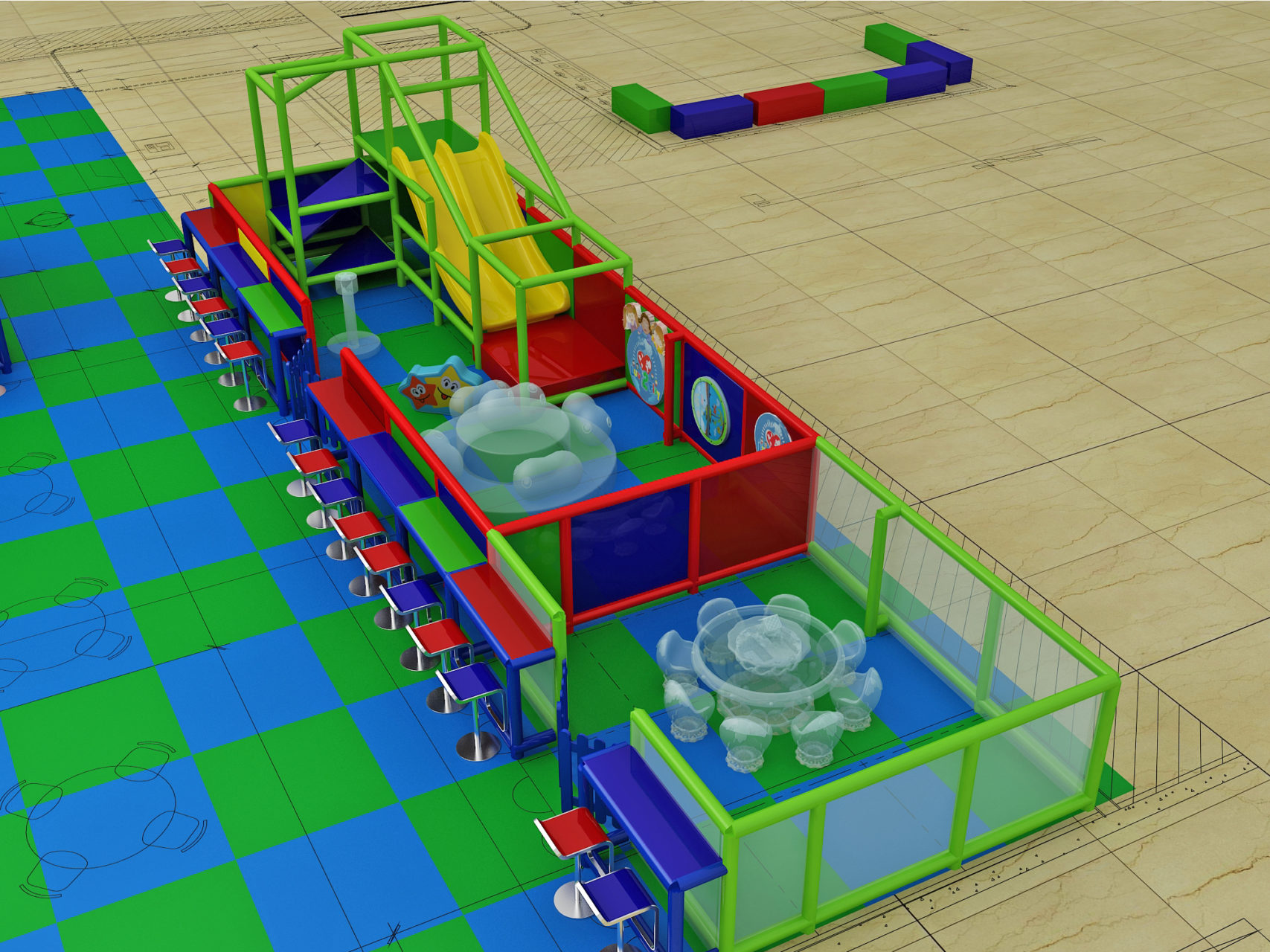 3 Level Generic All Age Indoor Playground - Image 12