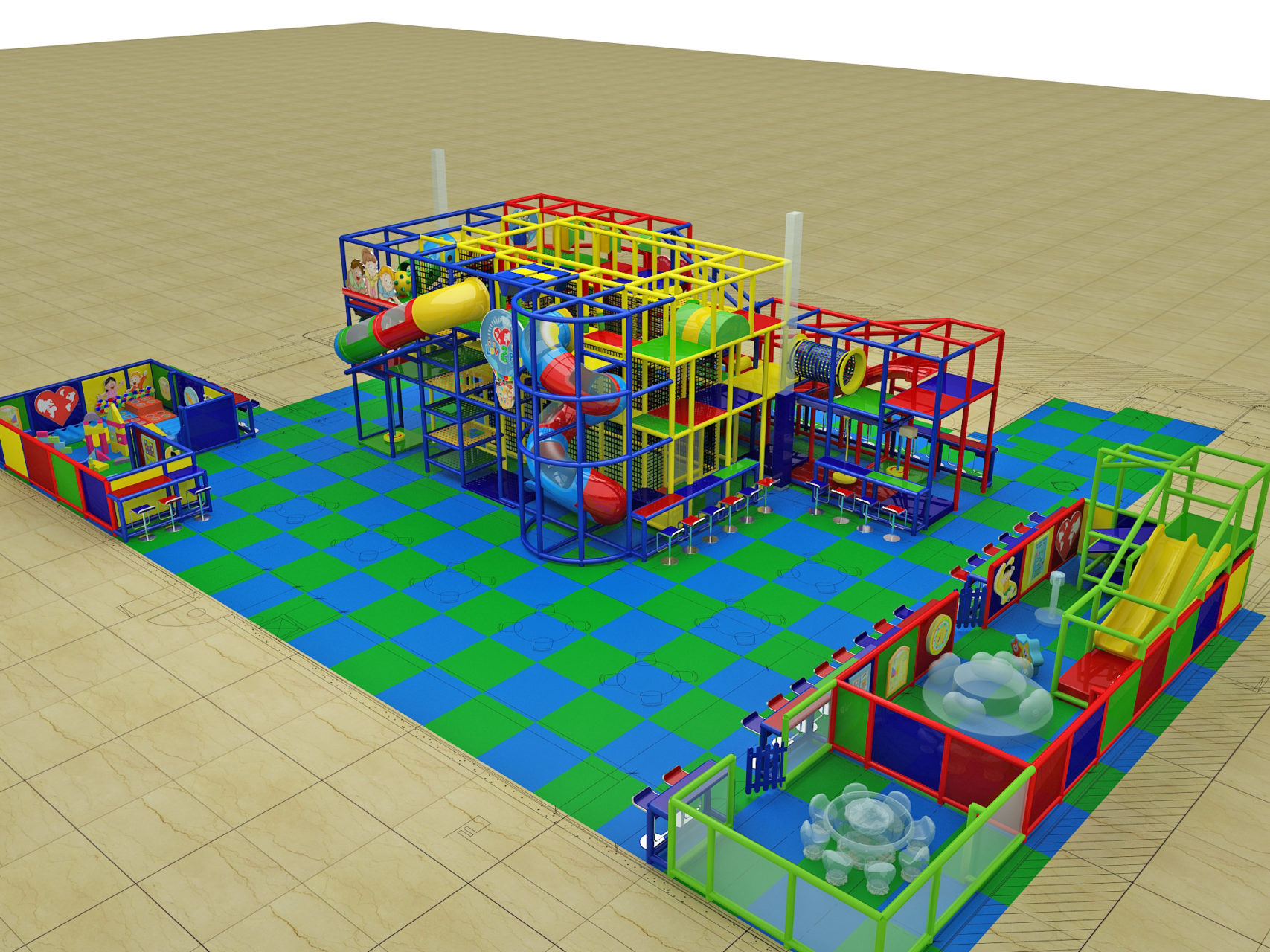 3 Level Generic All Age Indoor Playground - Image 14