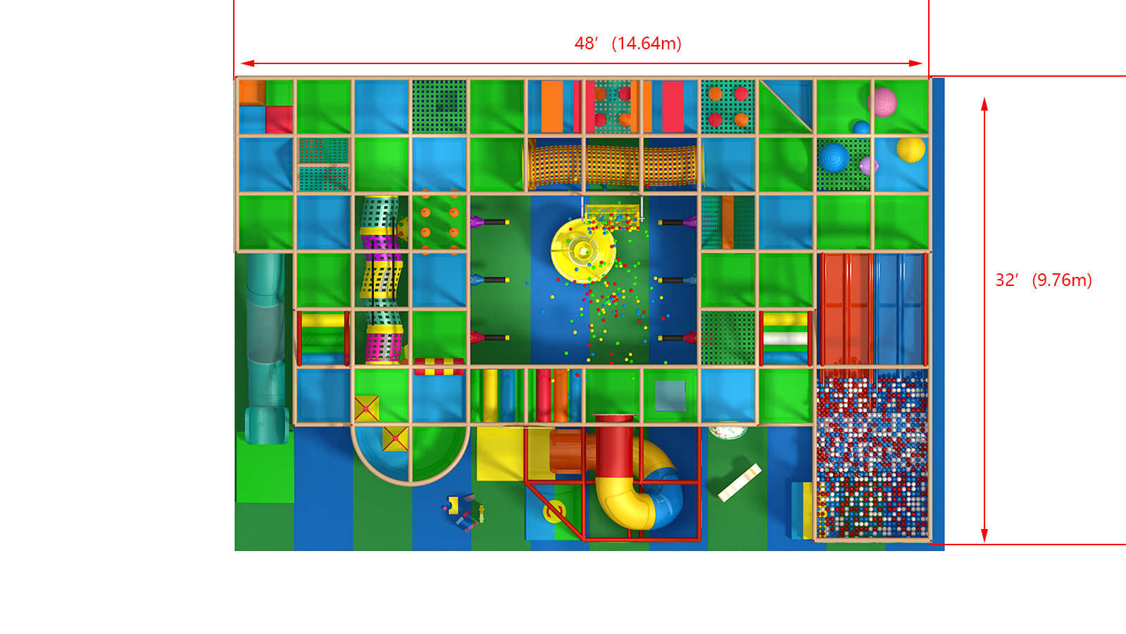 Farm Themed Custom Indoor Playground Structure - Image 9