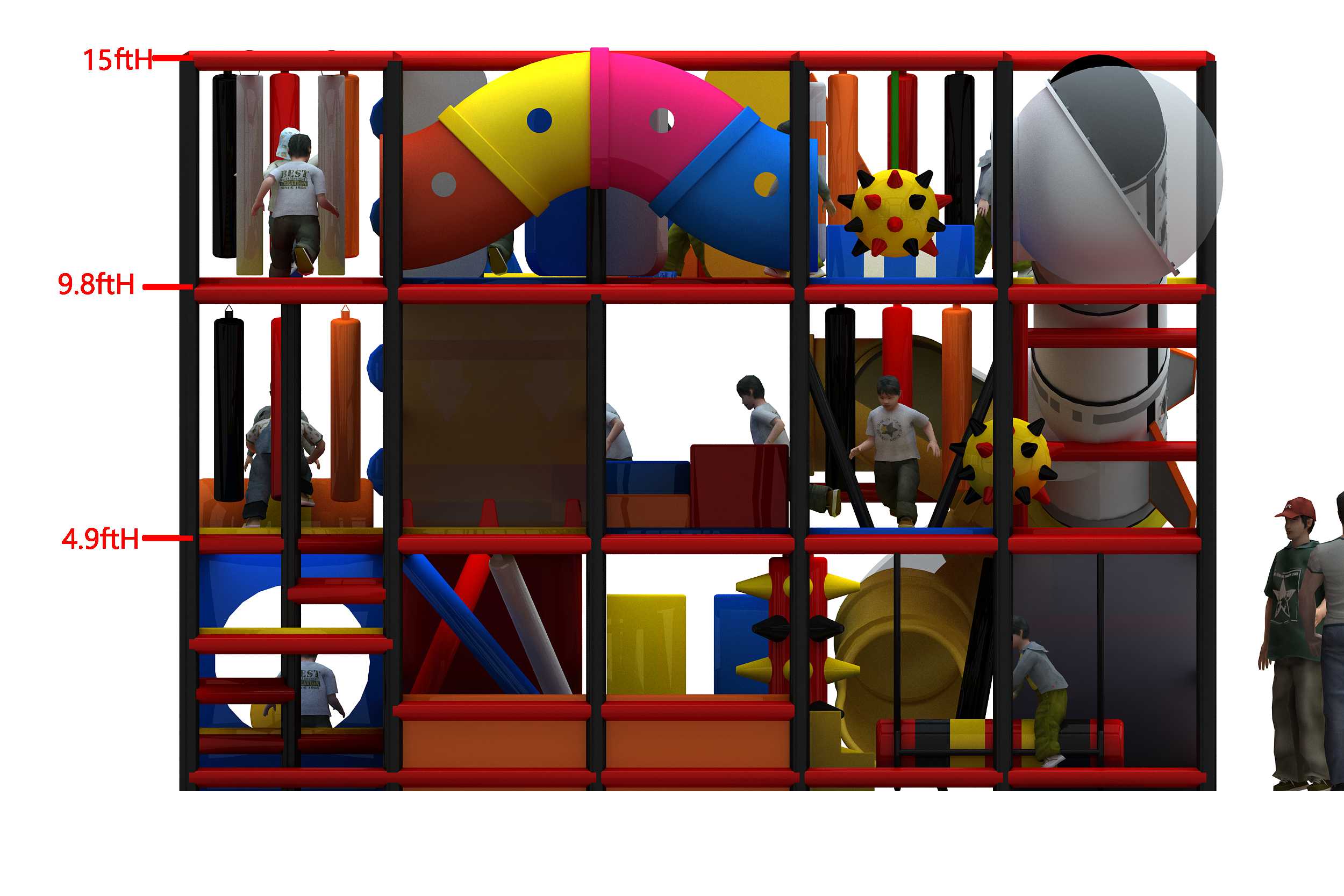 3 Level Cosmic Adventure Playground - Image 13