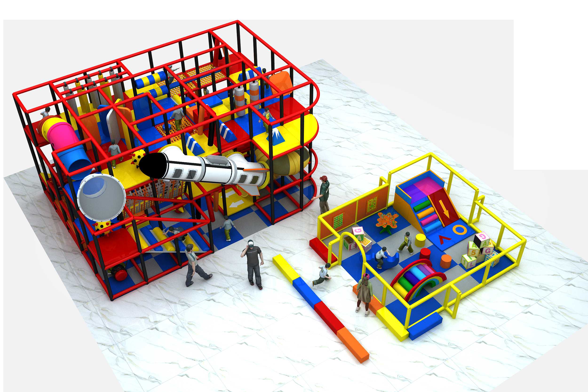 3 Level Cosmic Adventure Playground