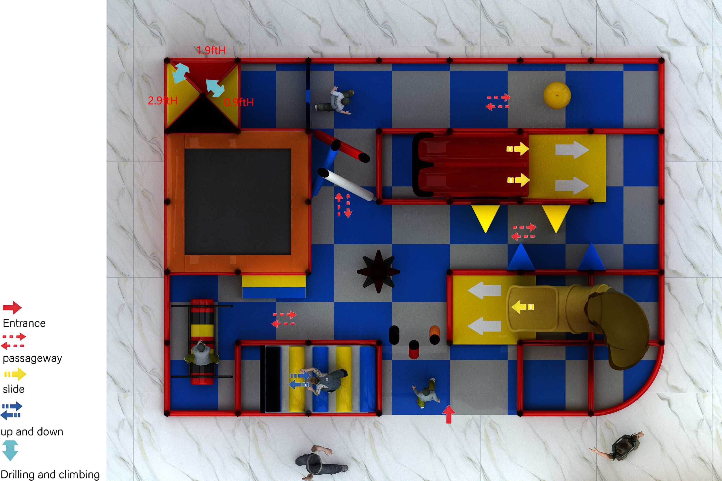 3 Level Cosmic Adventure Playground - Image 10