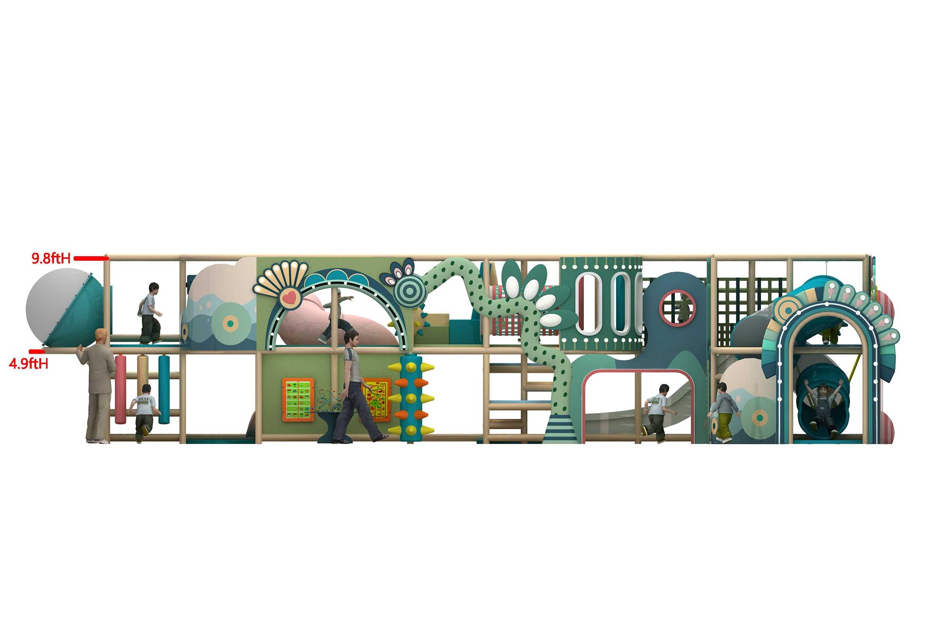 2 Level Modern Wonderland Playground - Image 7