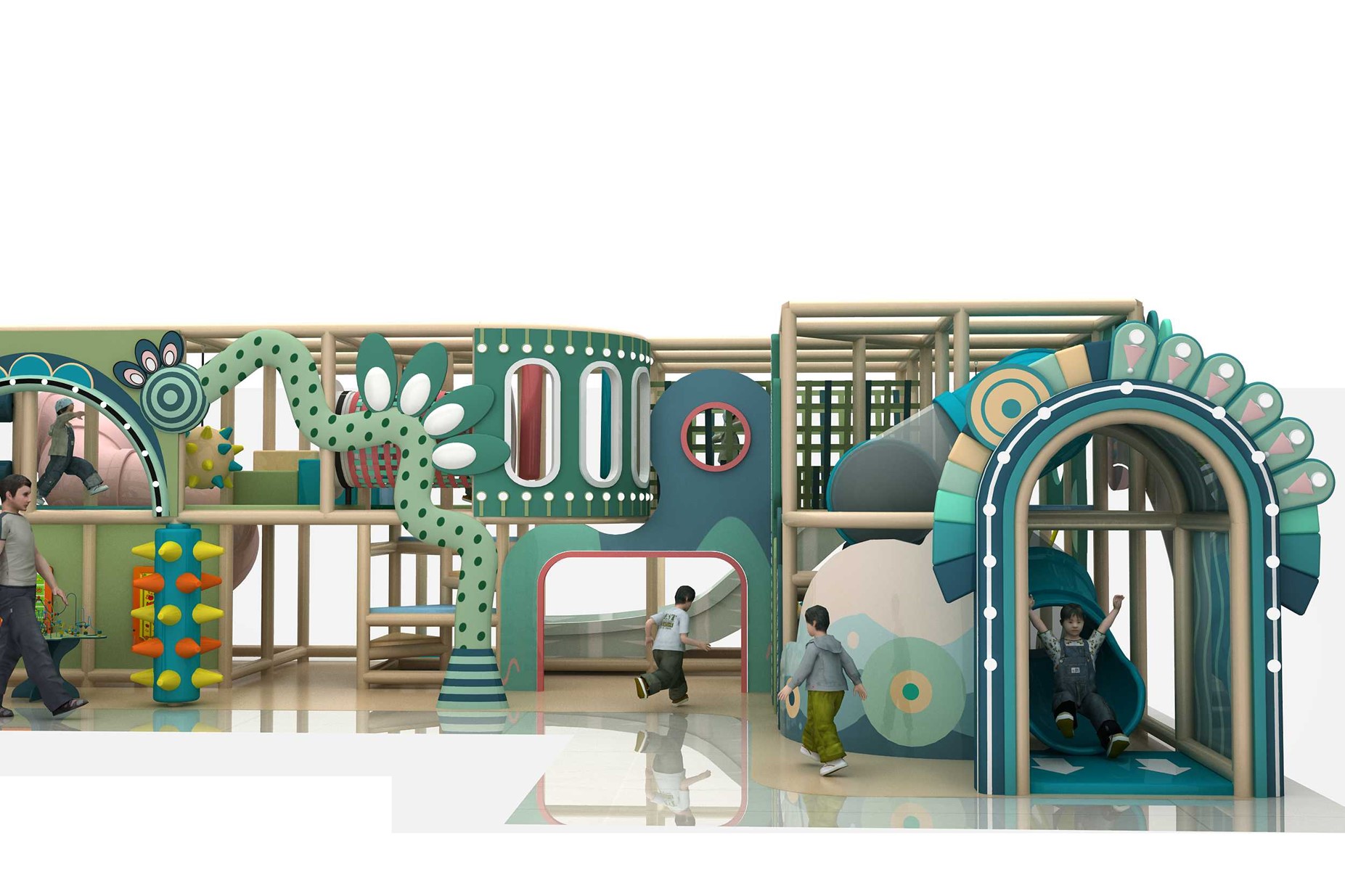 2 Level Modern Wonderland Playground - Image 5