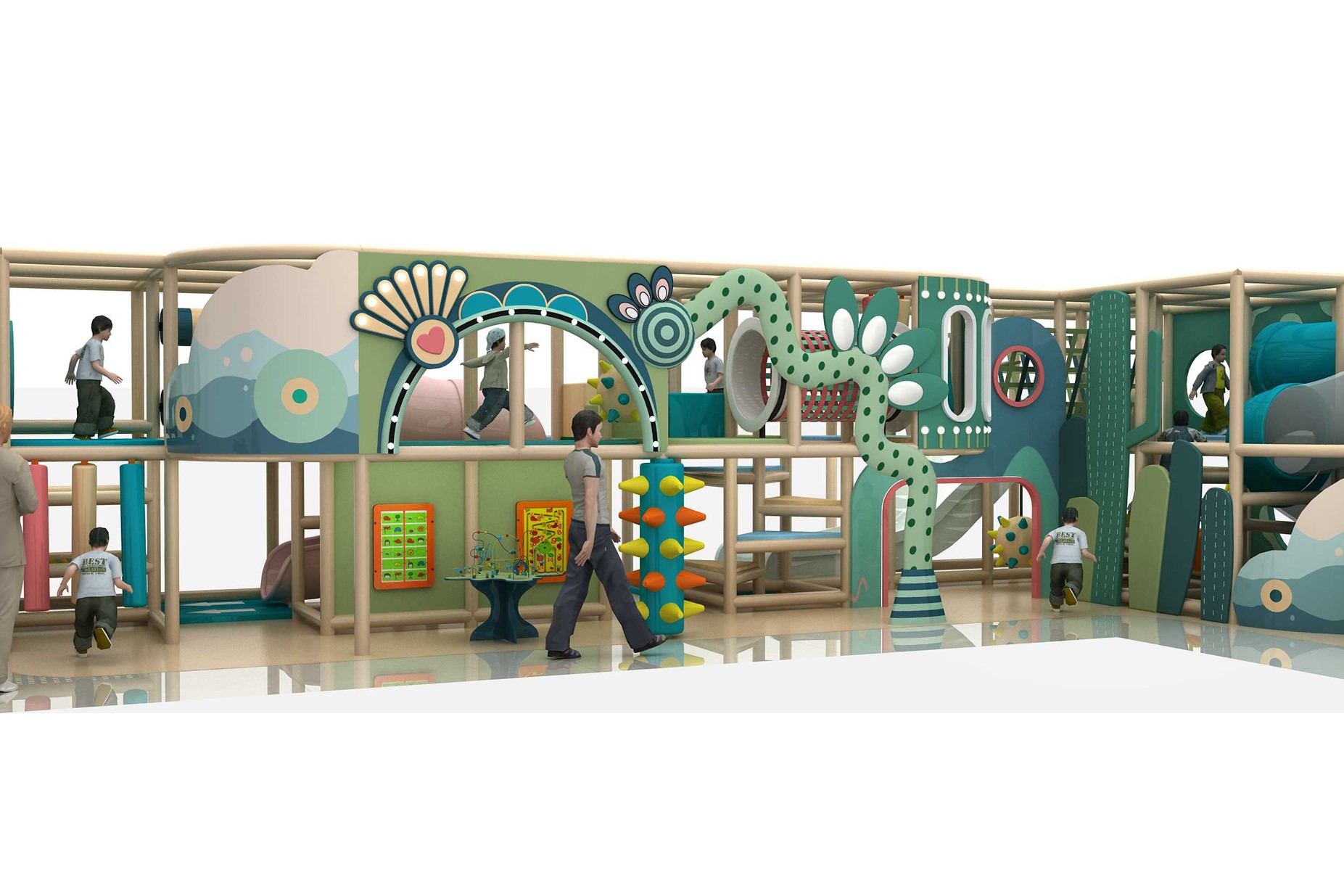 2 Level Modern Wonderland Playground - Image 4