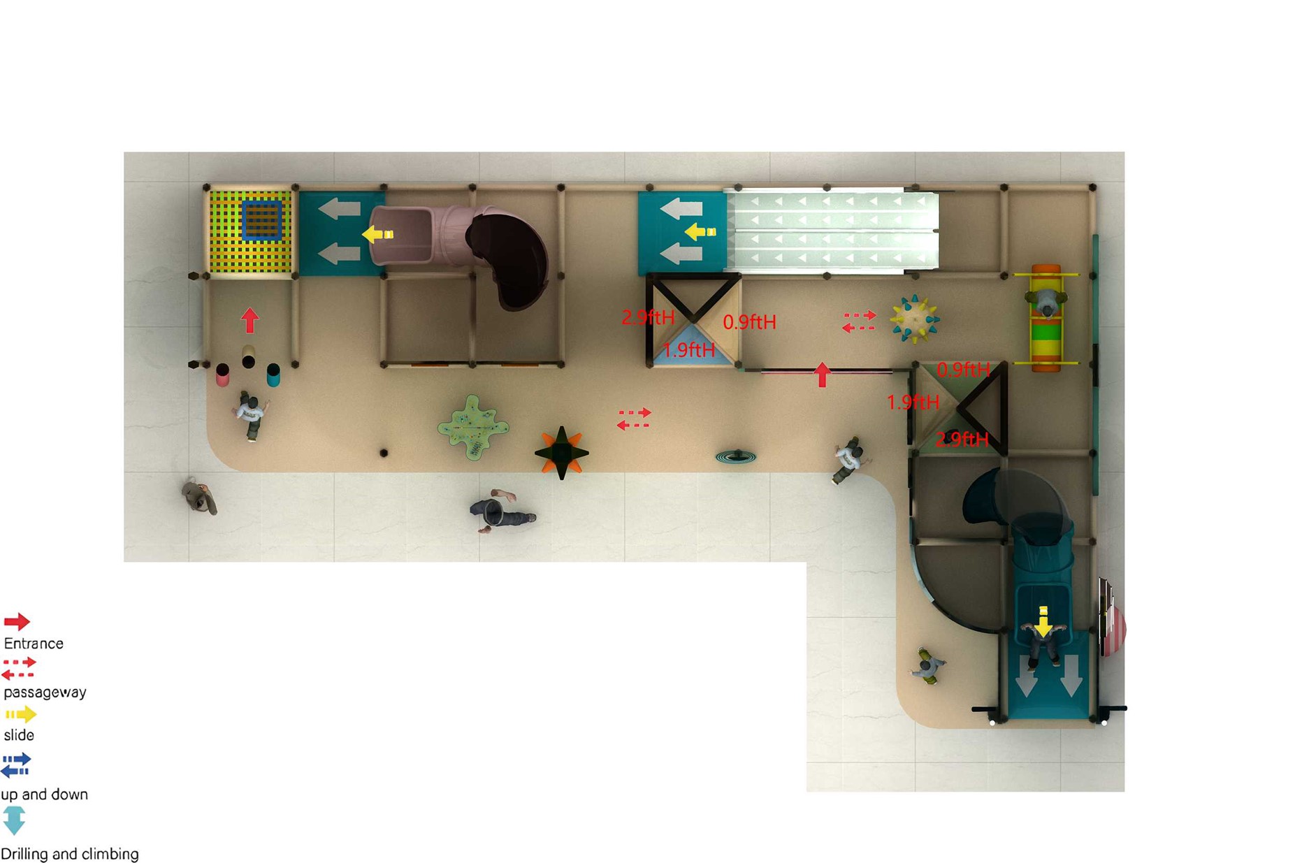 2 Level Modern Wonderland Playground - Image 2