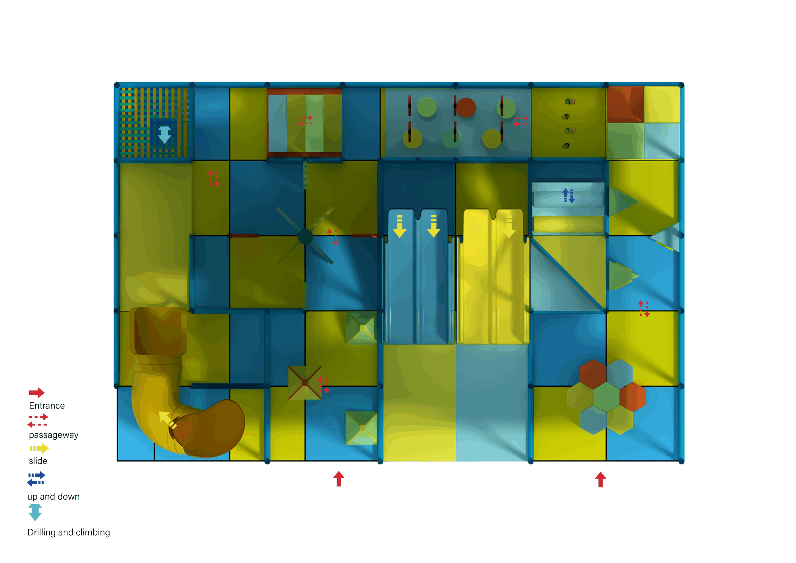 2 Level Aqua Quest Adventure Playground - Image 9