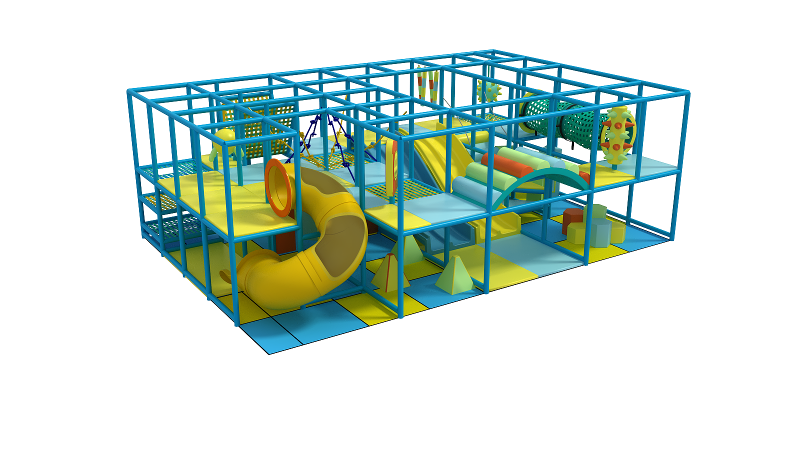 2 Level Aqua Quest Adventure Playground - Image 7