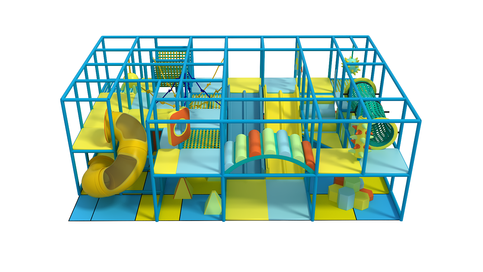 2 Level Aqua Quest Adventure Playground - Image 4
