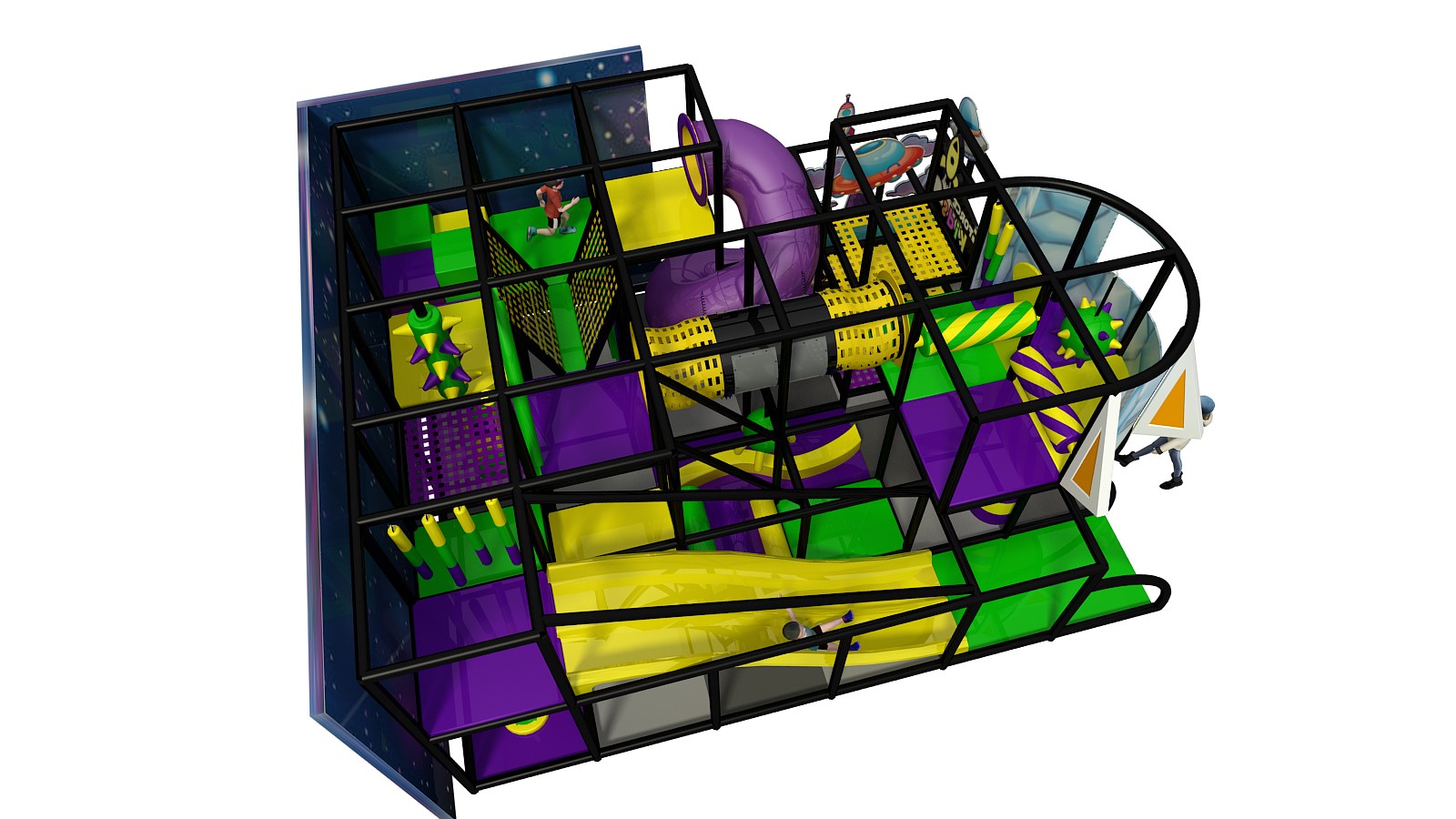 Space Themed Small Indoor Playground Equipment - Image 5