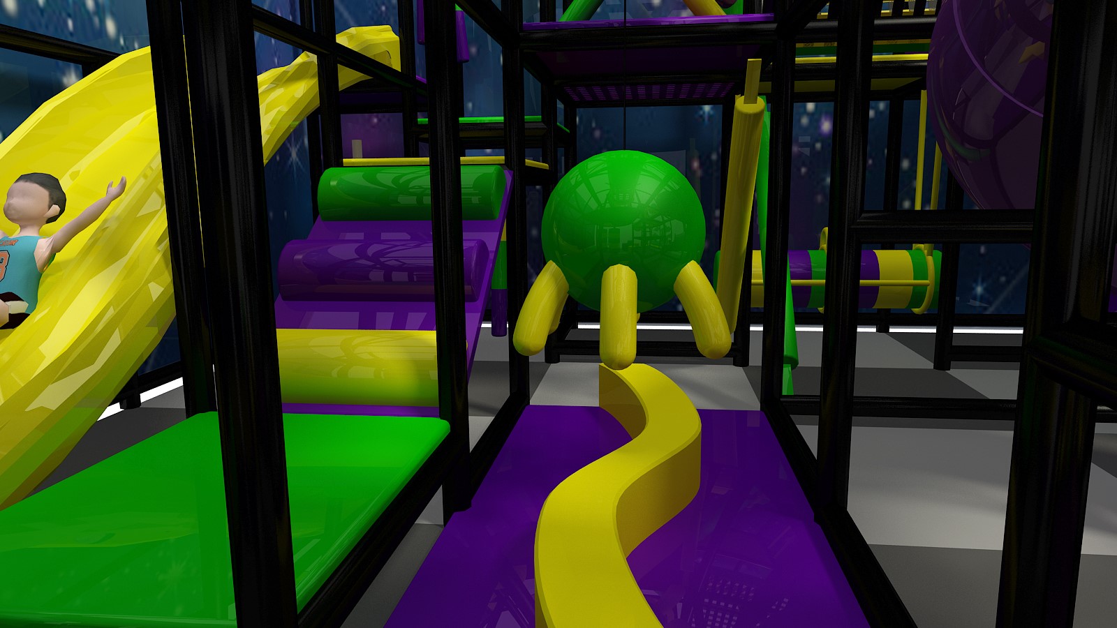 Space Themed Small Indoor Playground Equipment - Image 6