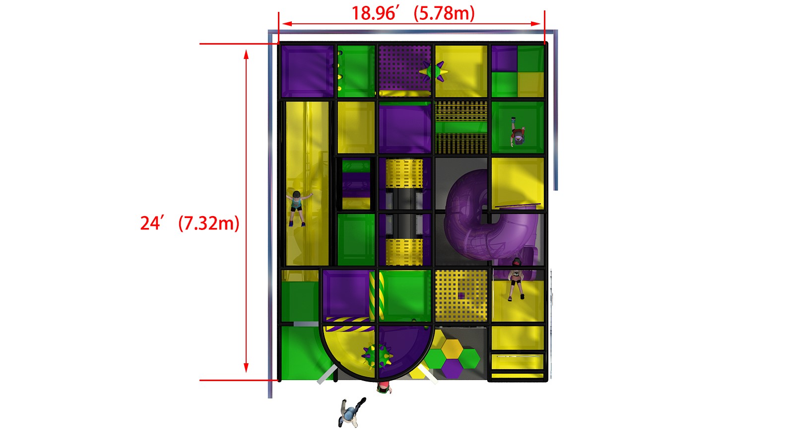 Space Themed Small Indoor Playground Equipment - Image 7