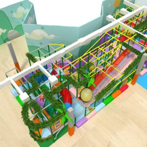 Colorful & Fun Custom Indoor Playground Structure