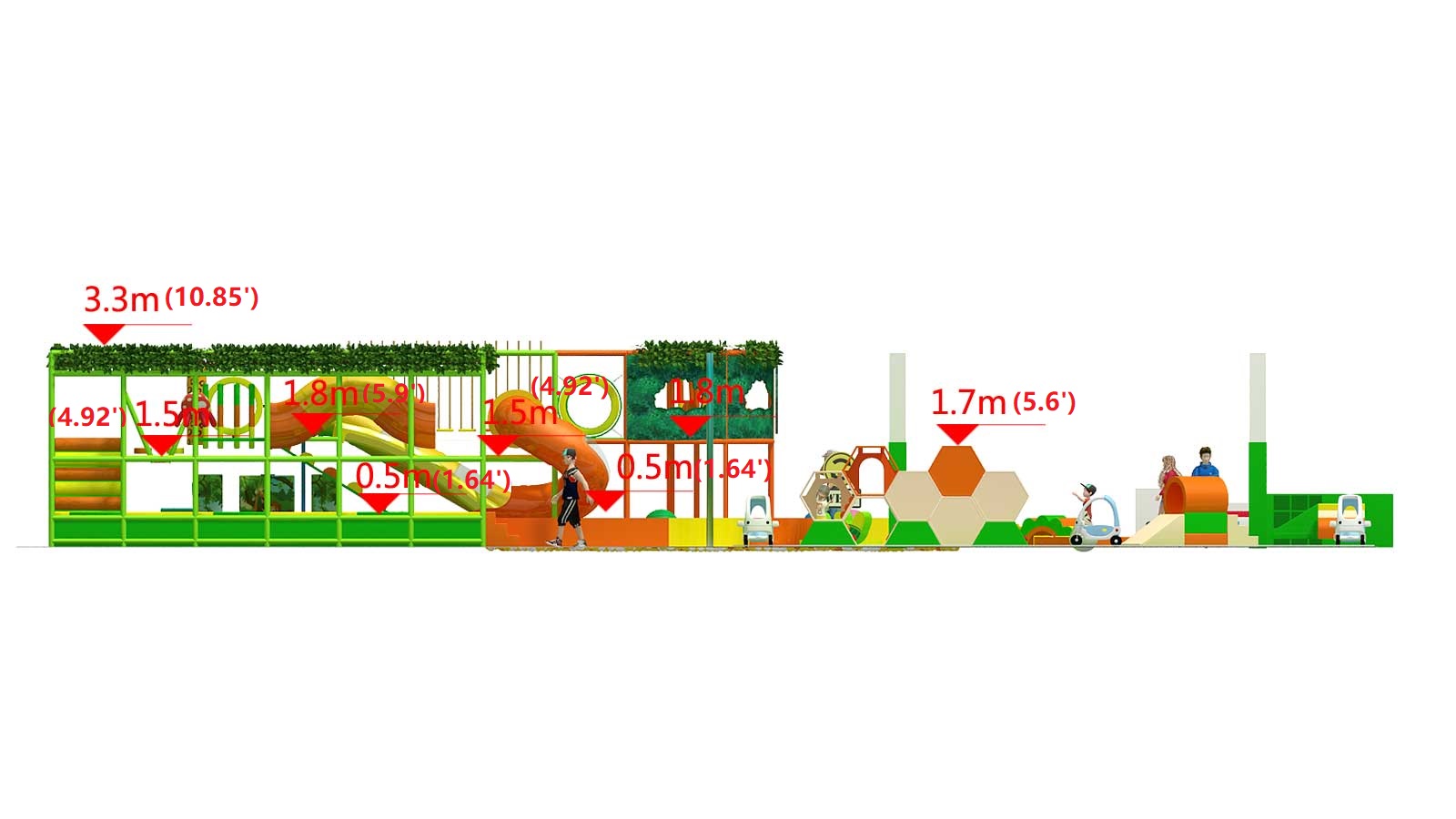 2 Level Forest Themed Playscape - Image 5