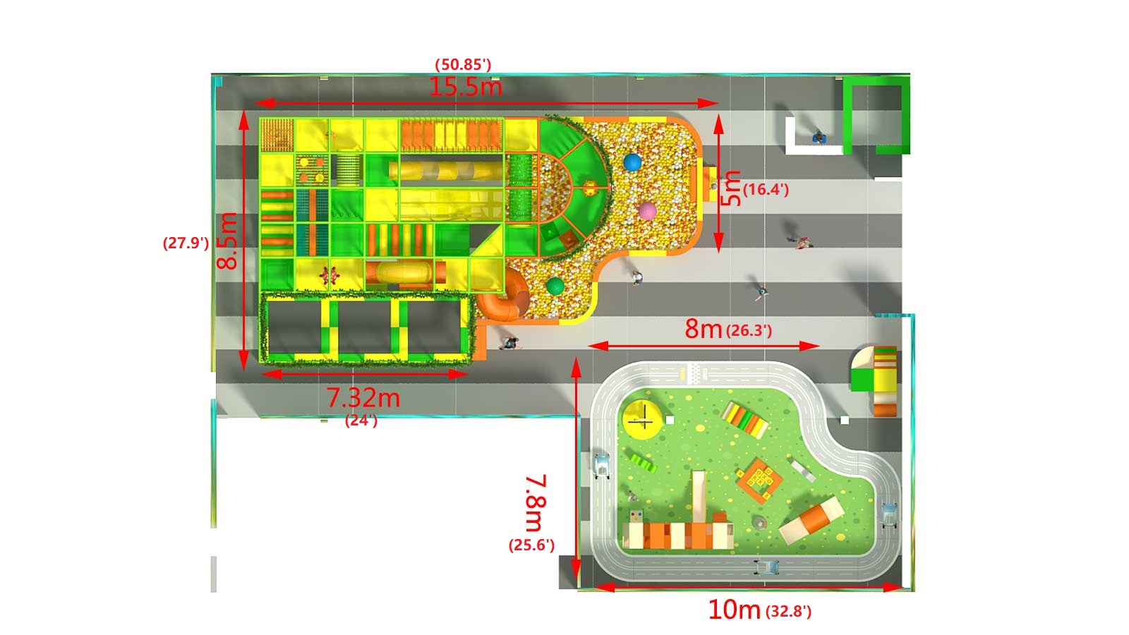 2 Level Forest Themed Playscape - Image 6