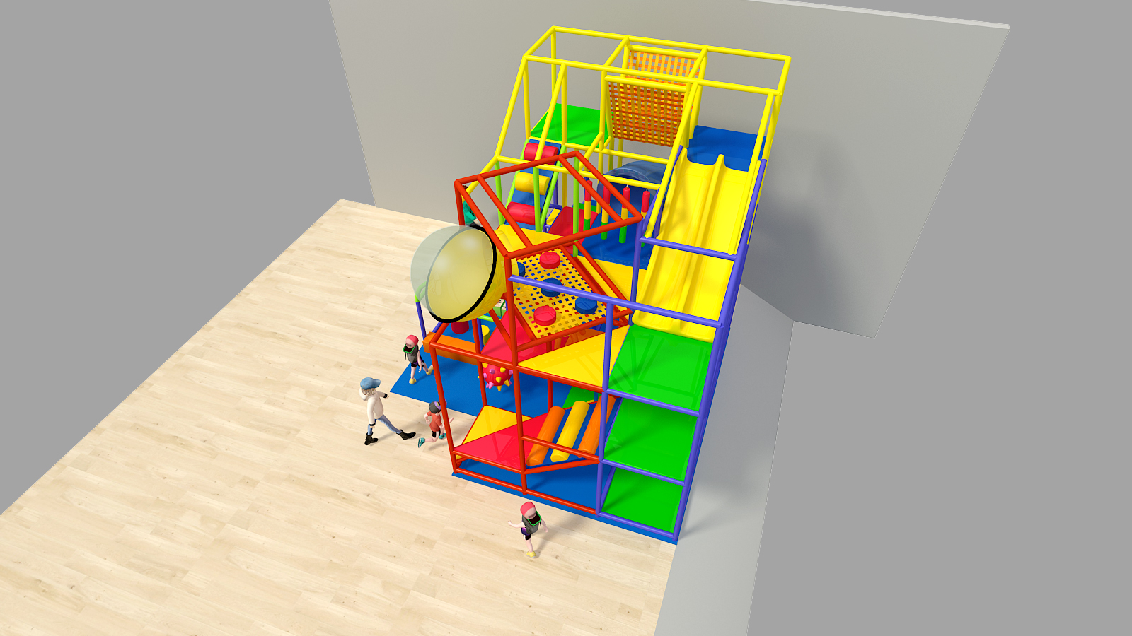 4 Level Prime Color Indoor Playground - Image 4
