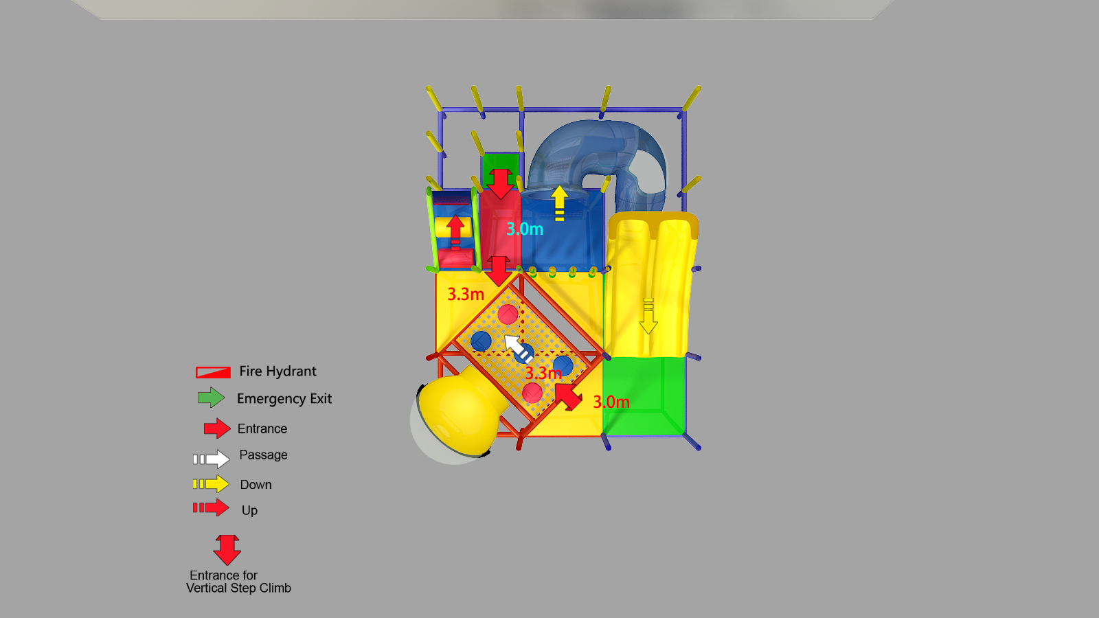 4 Level Prime Color Indoor Playground - Image 10