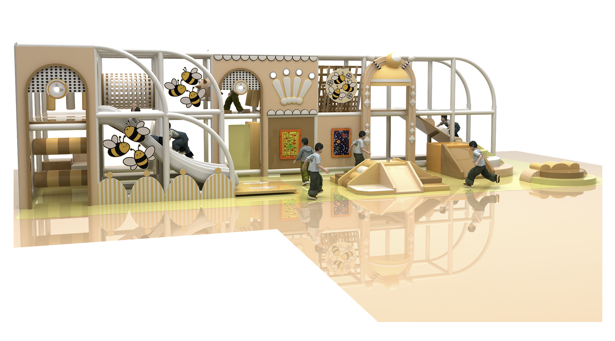 2 Level Honeycomb Kingdom Playground - Image 3
