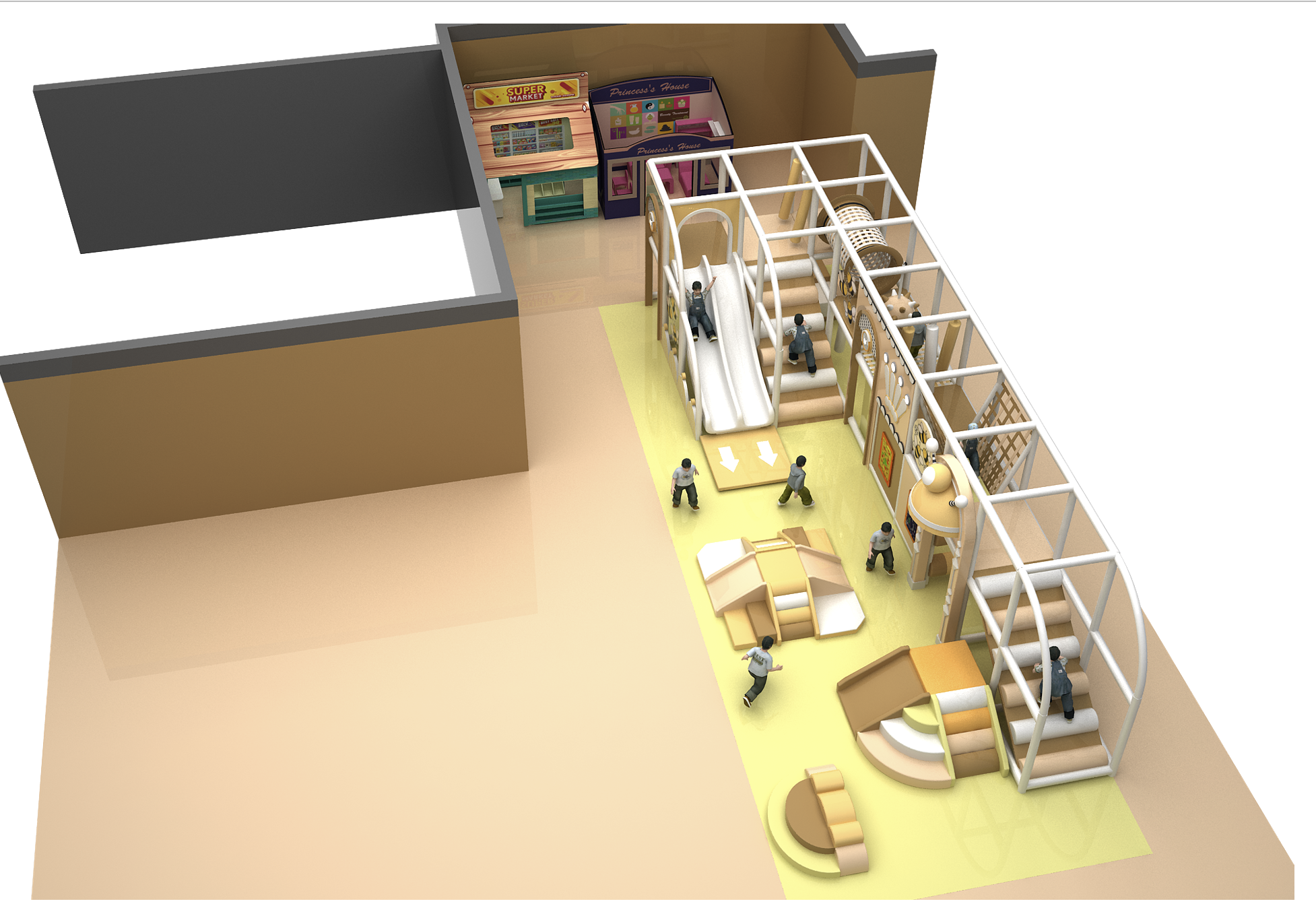 2 Level Honeycomb Kingdom Playground - Image 7