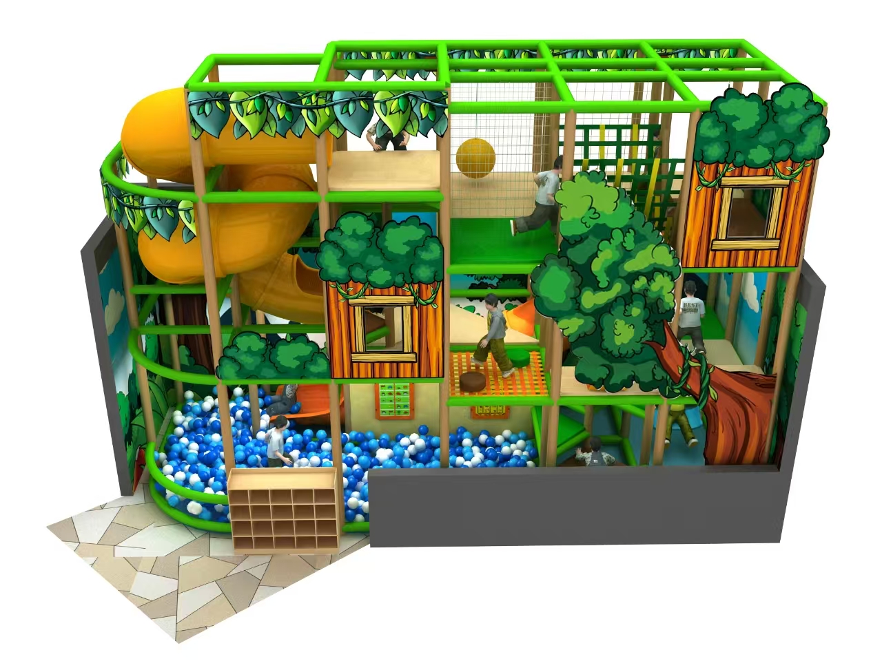 TreeTop Trek Adventure – 3-Level Indoor Playground - Image 4
