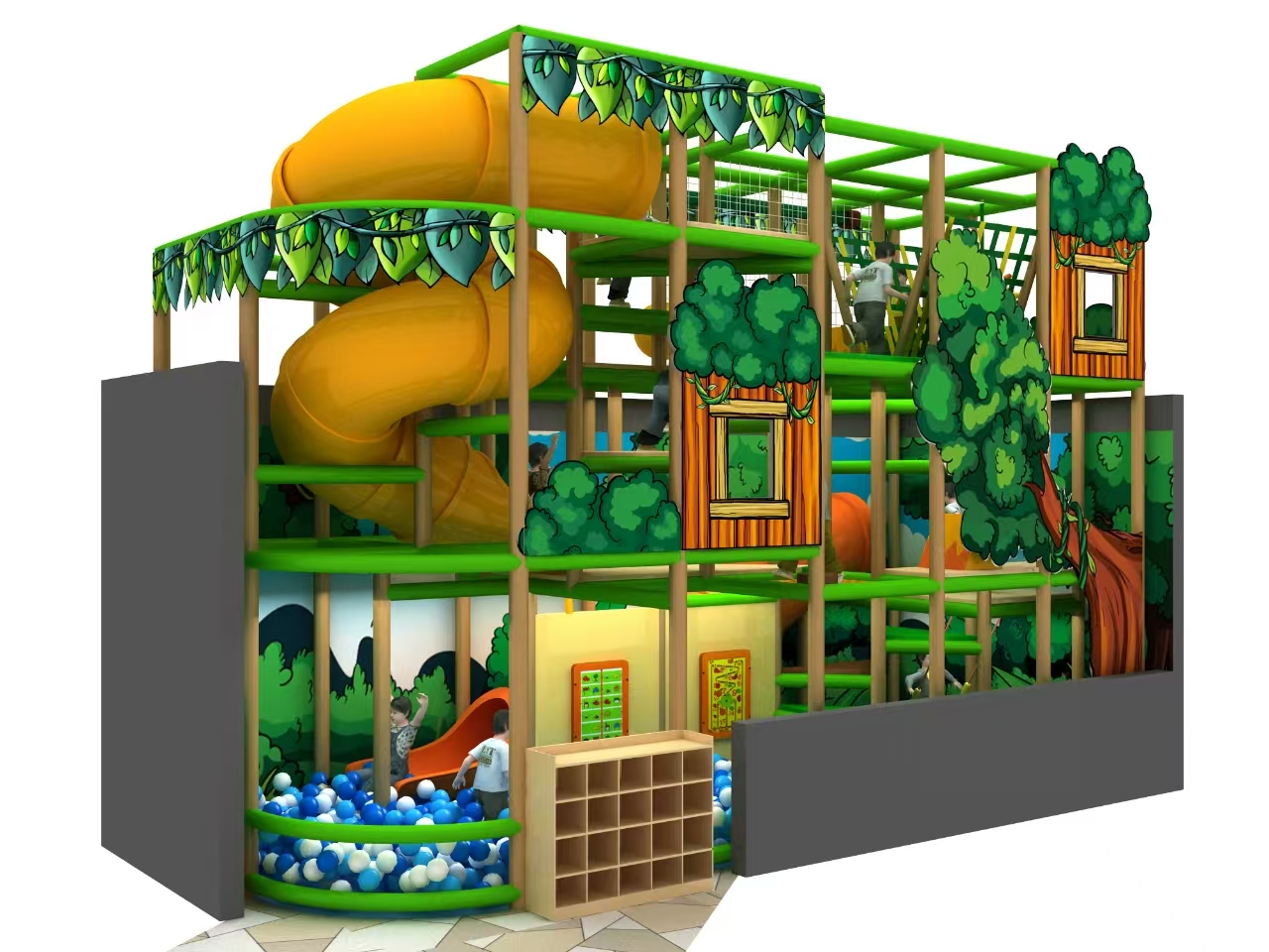 TreeTop Trek Adventure – 3-Level Indoor Playground - Image 5