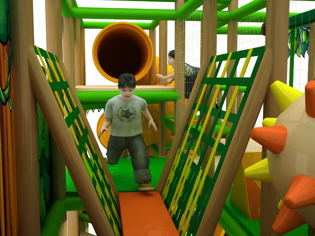 TreeTop Trek Adventure – 3-Level Indoor Playground - Image 8
