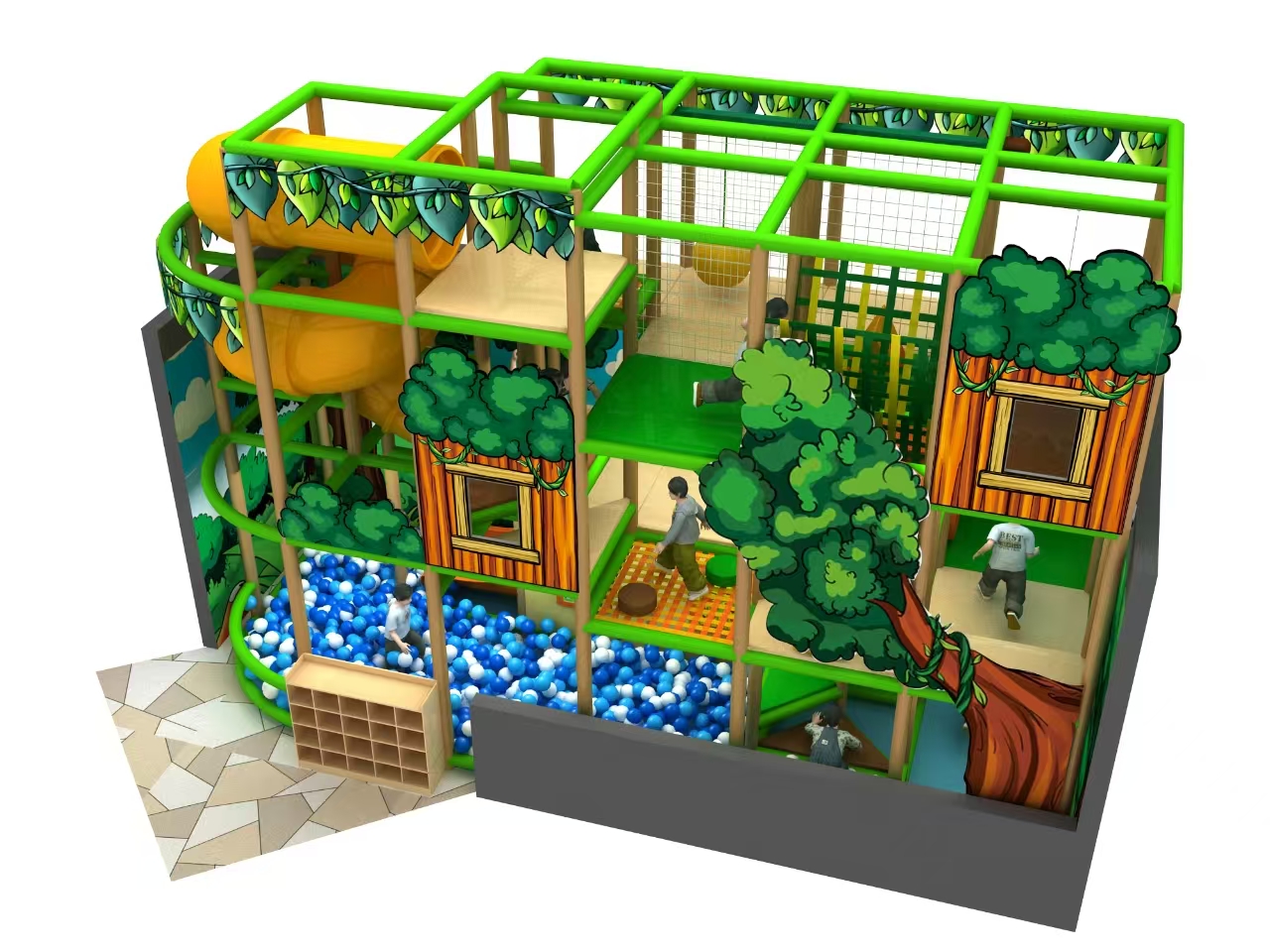 TreeTop Trek Adventure – 3-Level Indoor Playground - Image 2